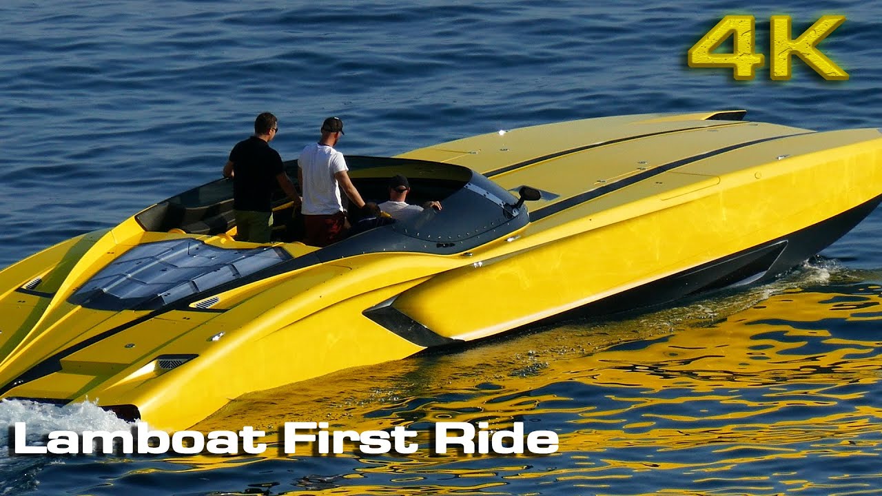 Aventaboat (Lamboat) First Ride [4K]