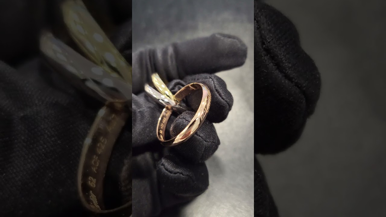 Кольцо Cartier Trinity De Cartier из белого, желтого и розового золота.