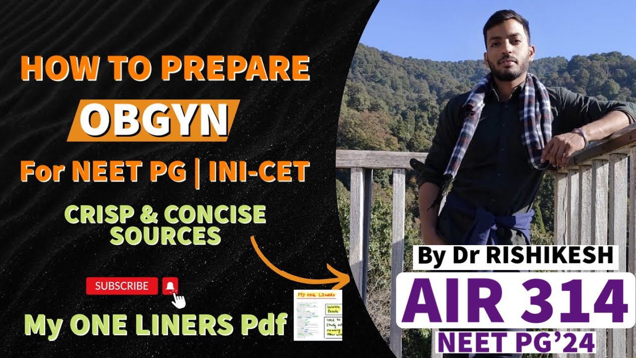 How to Prepare OBS & GYNAE NEET PG INI-CET FMGE || One liners #neetpg#inicet