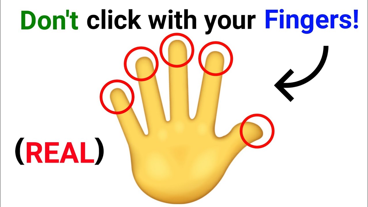 Don't Use Your Fingers to click this video...