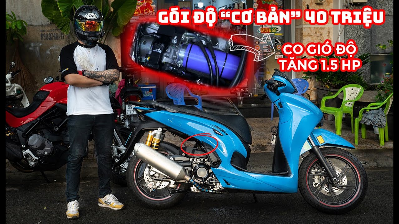 Độ SH350 Cho Người Xem K&ecirc;nh VinhPhan07 | Thực Hư Co Gi&oacute; Độ Tăng M&atilde; Lực