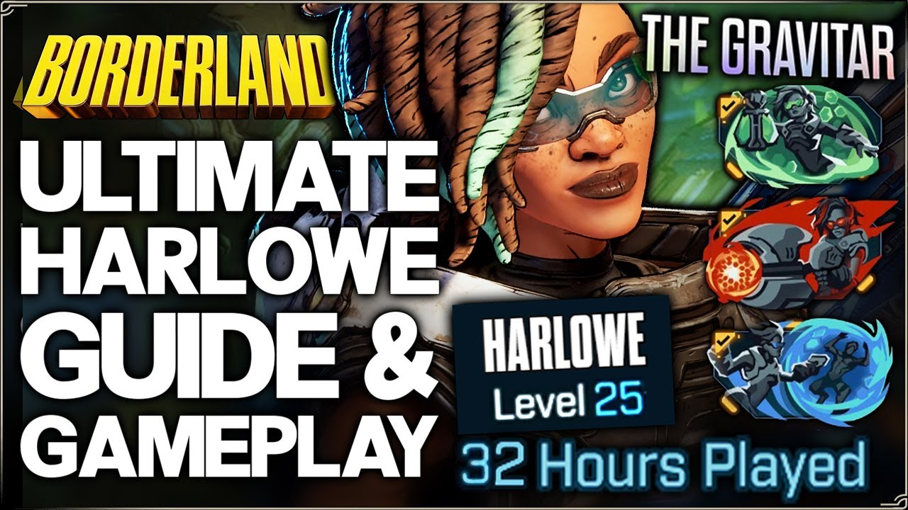 Borderlands 4 - Full Harlowe the Gravitar Guide - High Level  Gameplay, All Skills, Builds & More!