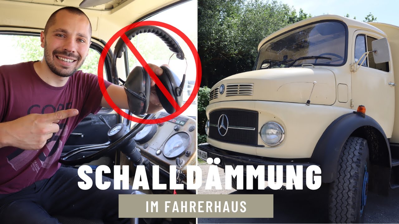 Fahrerhaus vom Kurzhauber: Schalldämmung und Entdröhung | Alubutyl |  Ep. 10 Ausbau | this old truck