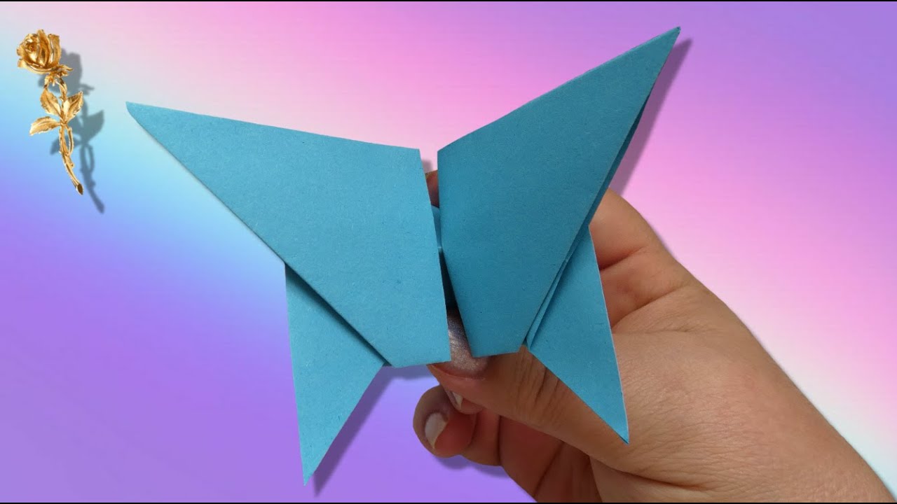 Origami facile : 🦋 Papillon battant les ailes