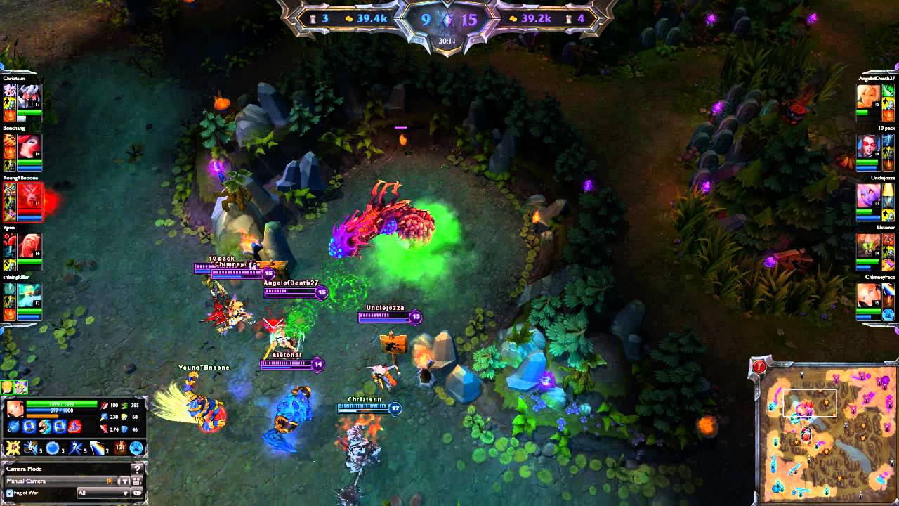 LoL- Lux Baron Steal