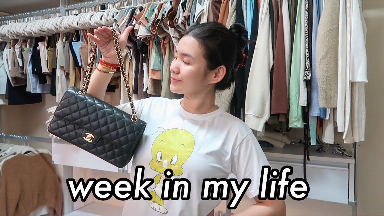 Week In My Life | organizing my walk in closet, plant based burgers, cleaning the bathroom 🥰