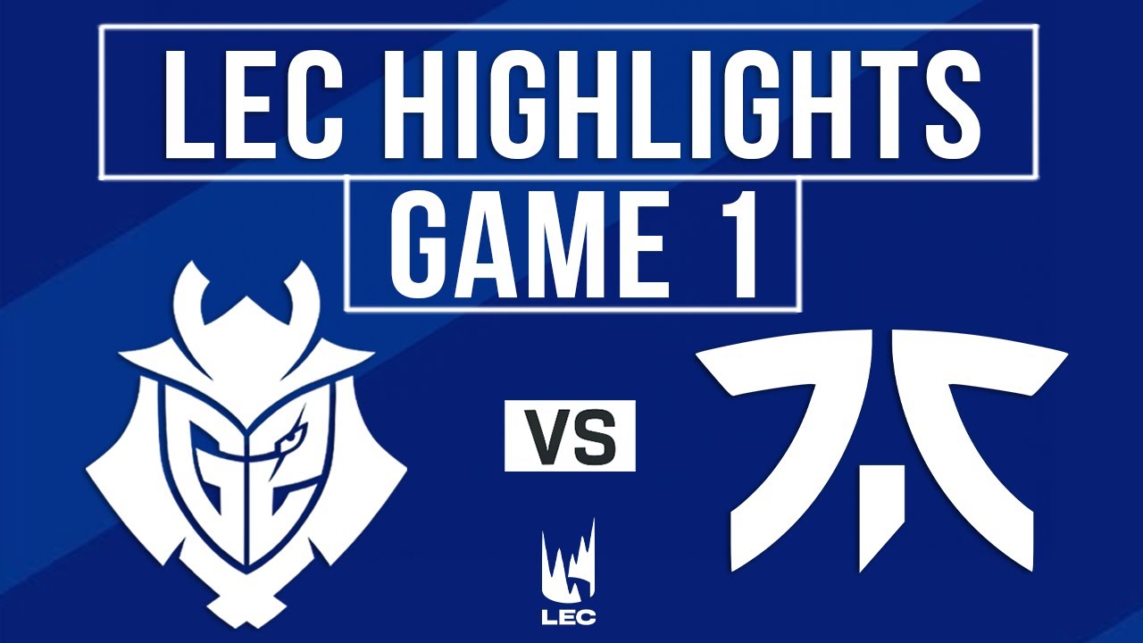 G2 vs FNC Highlights Game 1 | LEC 2024 Season Finals | G2 Esports vs Fnatic