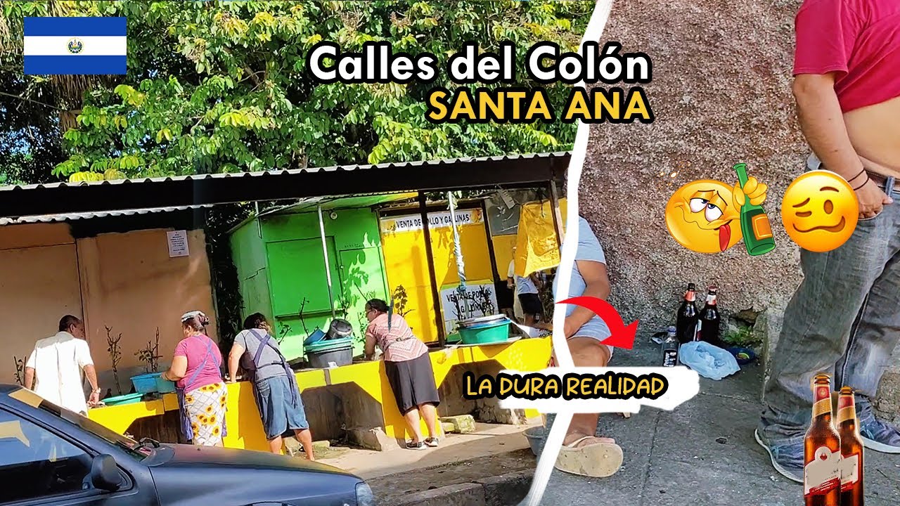 Calles y lugares del Colón en Santa Ana🍻 || Atrapado en EL PASADO? 🇸🇻😯