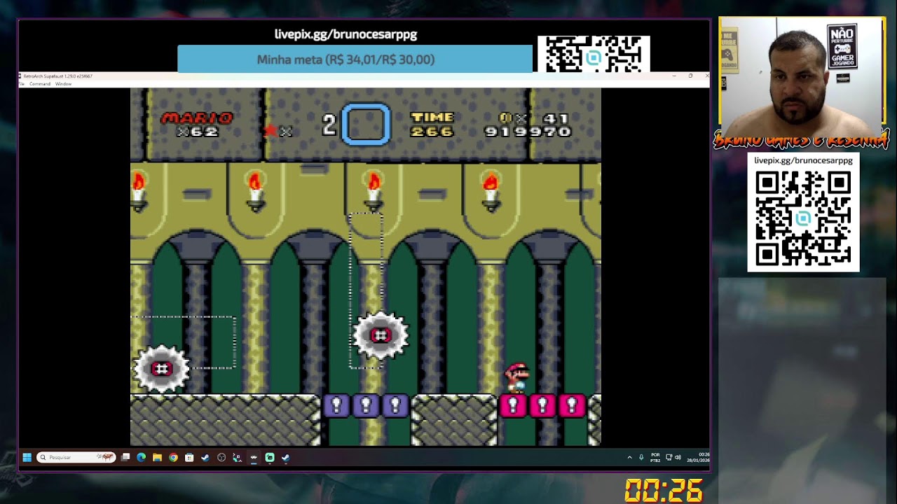 bora jogar mario world