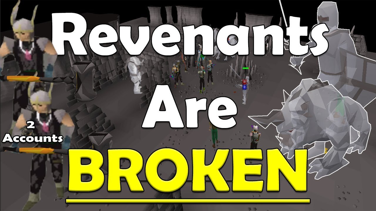 [OSRS] Killing REVENANTS With 2 ACCOUNTS! THIS IS SO BROKEN!