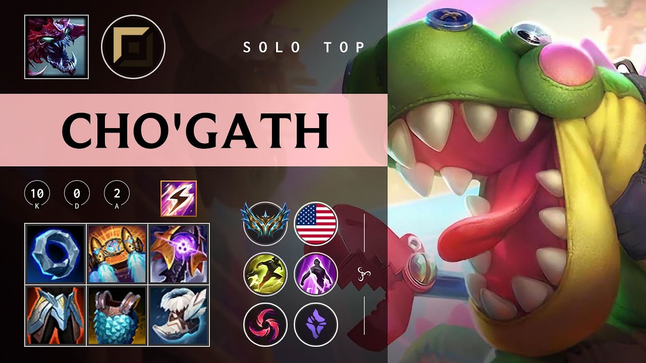 Cho'Gath Top vs Dr. Mundo - NA Challenger Patch 26.02