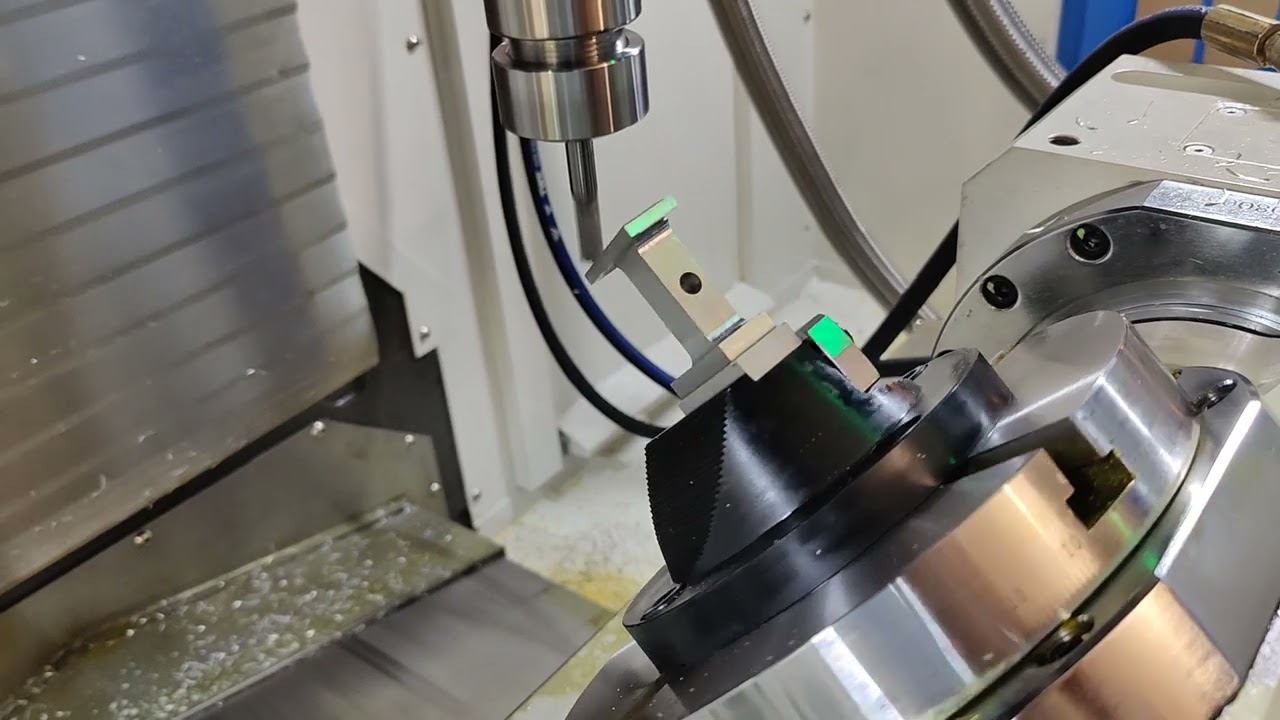 sim 5 axis chamfering SWARF Machining