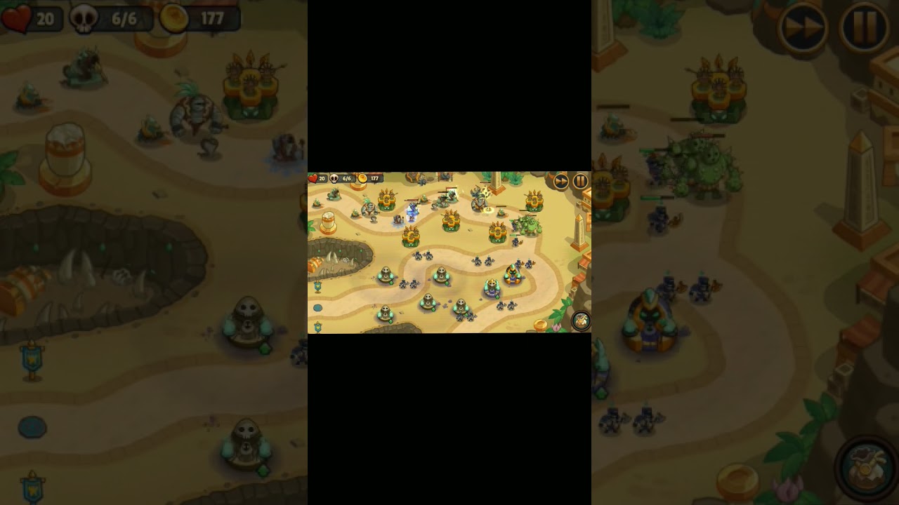 Realm Defense Level 55 Towers Only Mode #realmdefense #fun #mobilegame #funny #toweronlymode
