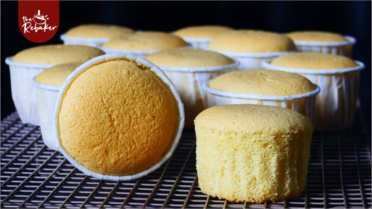 Basic Castella Cupcakes