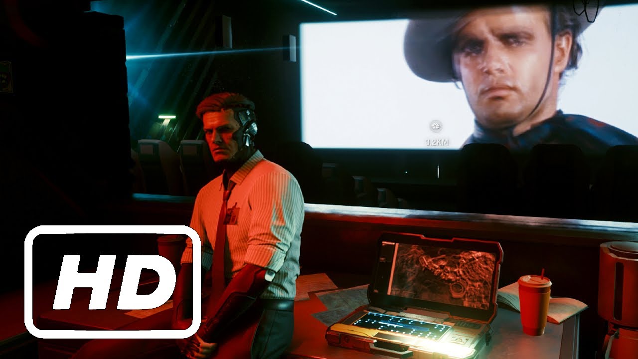 CYBERPUNK 2077 Western Movie Scene HD