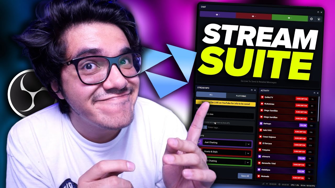 &iexcl;La herramienta que cambiar&aacute; tus streams para siempre! | Multistream con Aitum Stream Suite ⚡