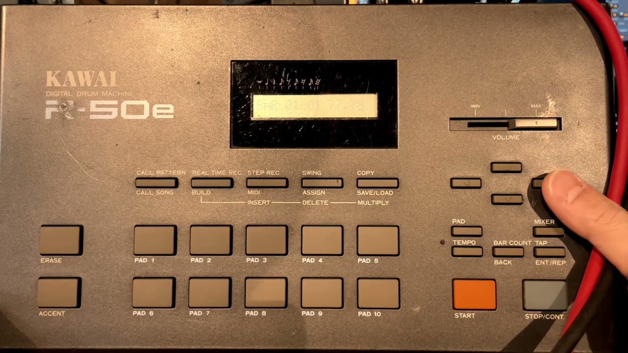 Kawai R-50e All Preset Patterns Demo Digital Drum Machine