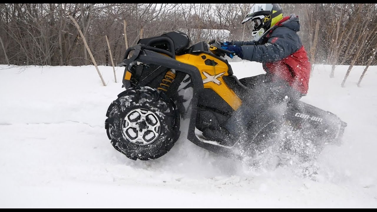 Первая покатушка на BRP Xmr 650 и сразу Жесткий замес !