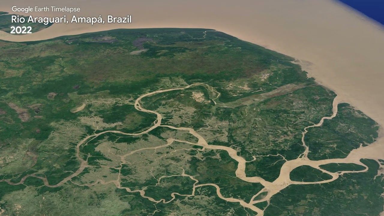 Rio Araguari, Amapá, Brazil - Earth Timelapse