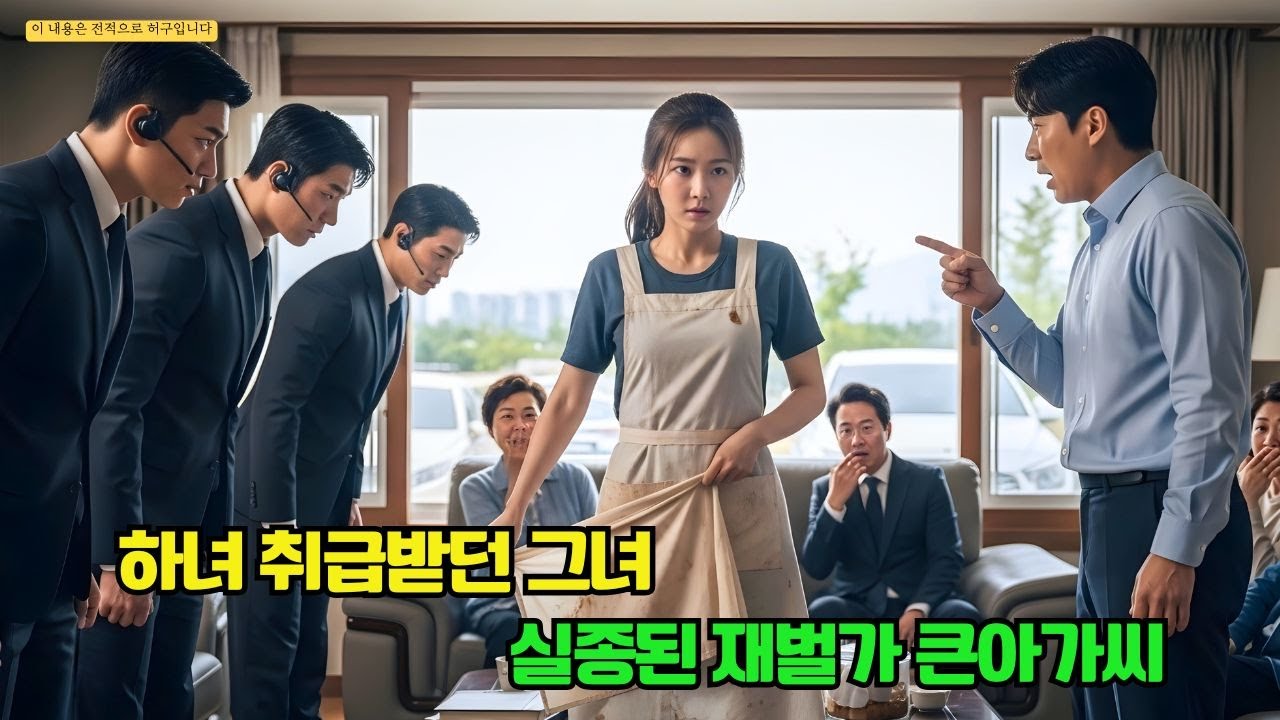기억을 잃은 아내를 하녀처럼 부리던 시댁, 그녀가 과거를 되찾은 날 한국 최상위 재벌가가 경호대를 보내 ‘큰아가씨’를 모셔 갔다!