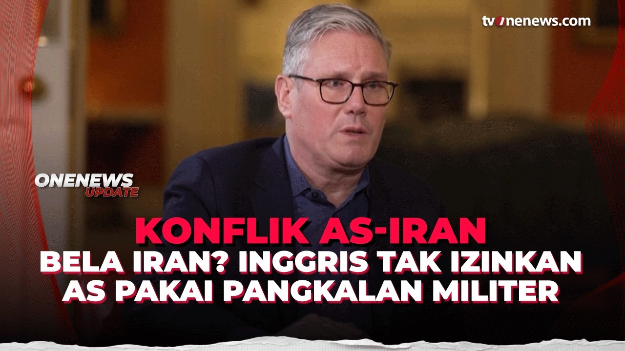 Sekutu Retak? Inggris Tak Izinkan AS Pakai Pangkalan Militer untuk Serang Iran | OneNews Update