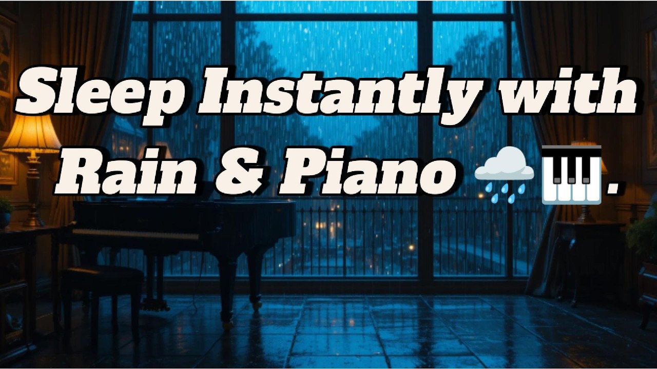 Rain & Soft Piano Night Journey (2H)
