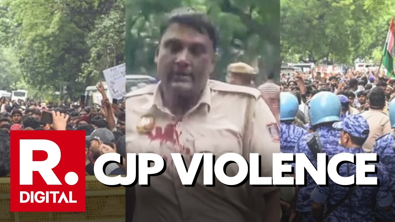CJP Supporters Resort To Violence, Unleash Organised Chaos In &lsquo;Parliament Chalo&rsquo; March