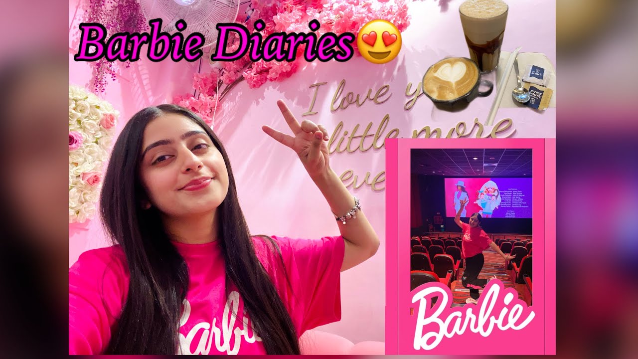 @Barbie | Barbie Movie Review!Barbie Outfit💖Coffee Date🤪