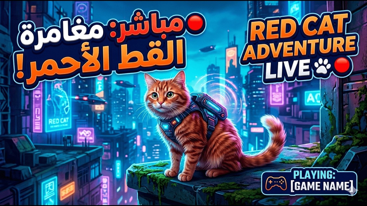 🔴 القط الأحمر داخل اللعبة.. هل سننجو؟ 🐈 | Surviving the Red Cat Game LIVE 🏆
