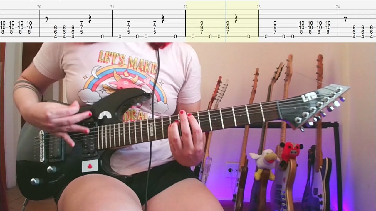 Korn - Thoughtless (Rhythm Guitar Cover With Tabs)