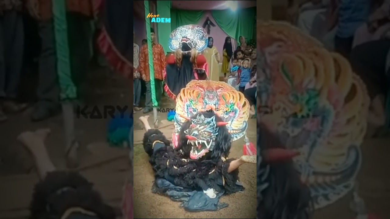 ⚫BARONGAN NAGA DEVIL NGAMOK! #shorts #barongandevil #jarananbarongan