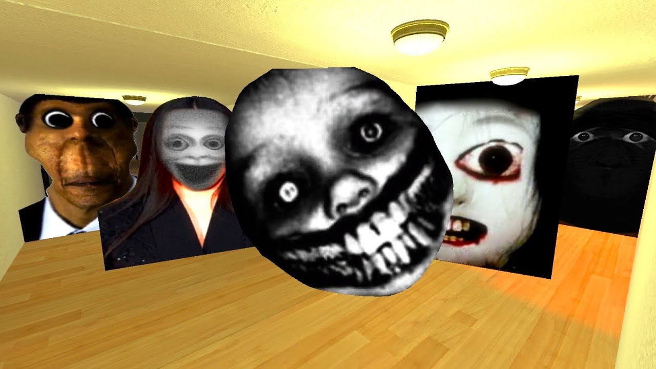 Creppy Face, Rosalia Bizcochito Family, Angry Munci Multiverse, Aheno And Obunga Family Nextbot Gmod