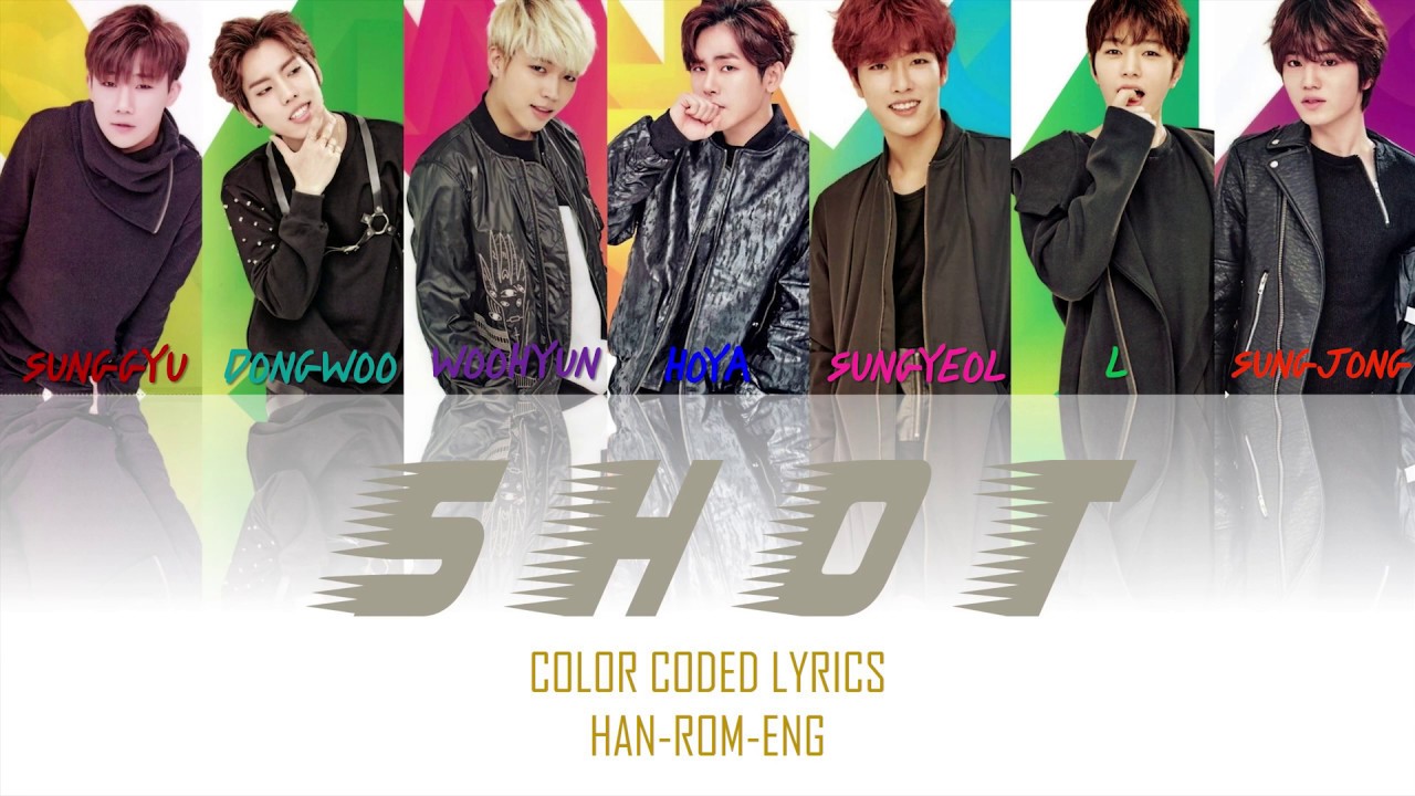 INFINITE-SHOT COLOR-CODED LYRICS HAN-ROM-ENG