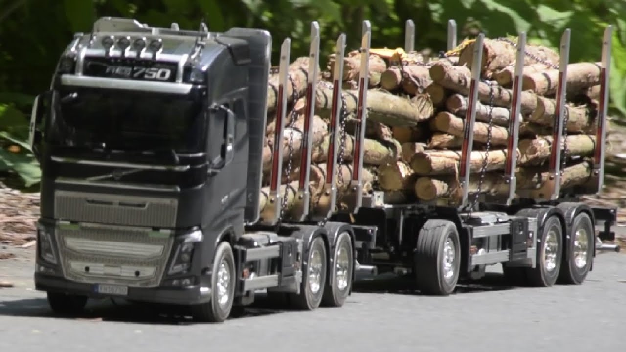 VOLVO FH16  GLOBETROTTER 750 6x4  TIMBER TRUCK RC【はたらくくるま 林業】