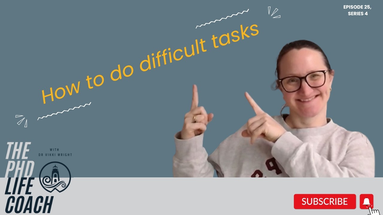 How to do difficult tasks