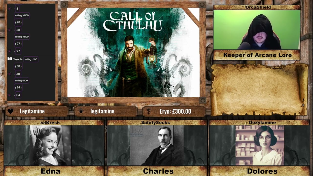 Let's Play Call Of Cthulhu The Role Playing Game #2 - There's been a Murder!