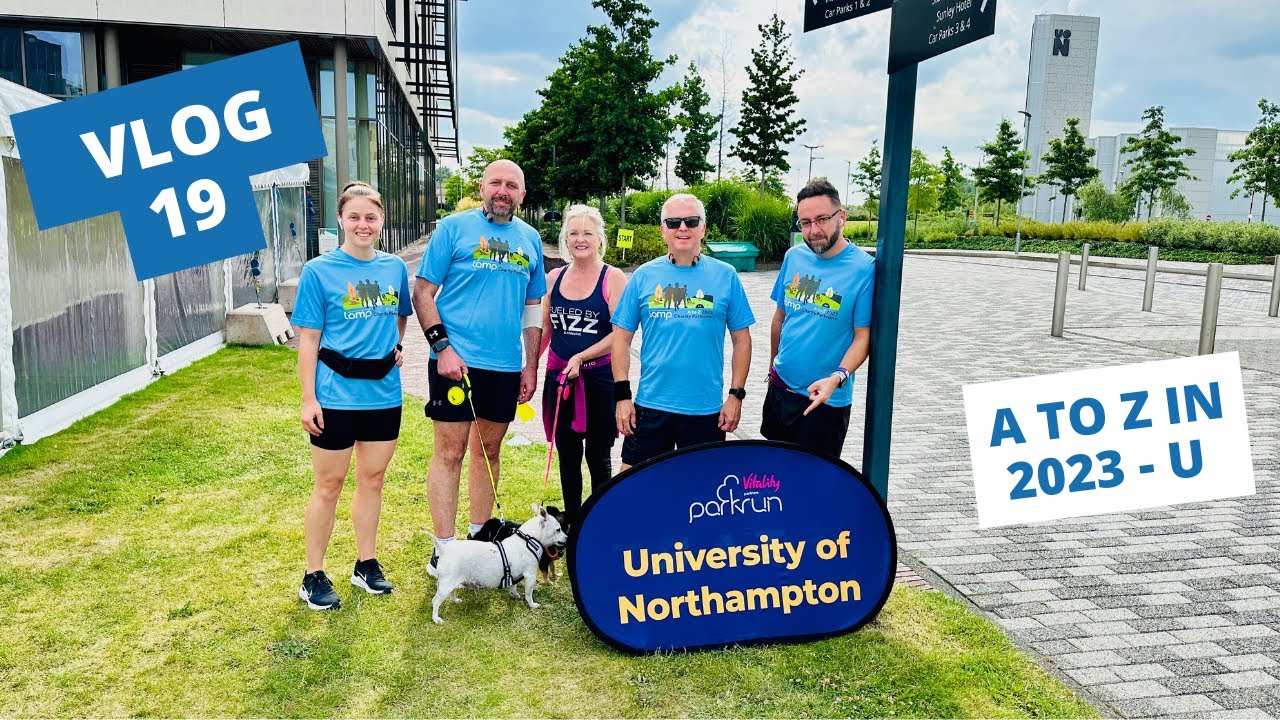 University of Northampton Parkrun, A to Z in 2023, vlog 19. Mental Health Charity Fundraiser.