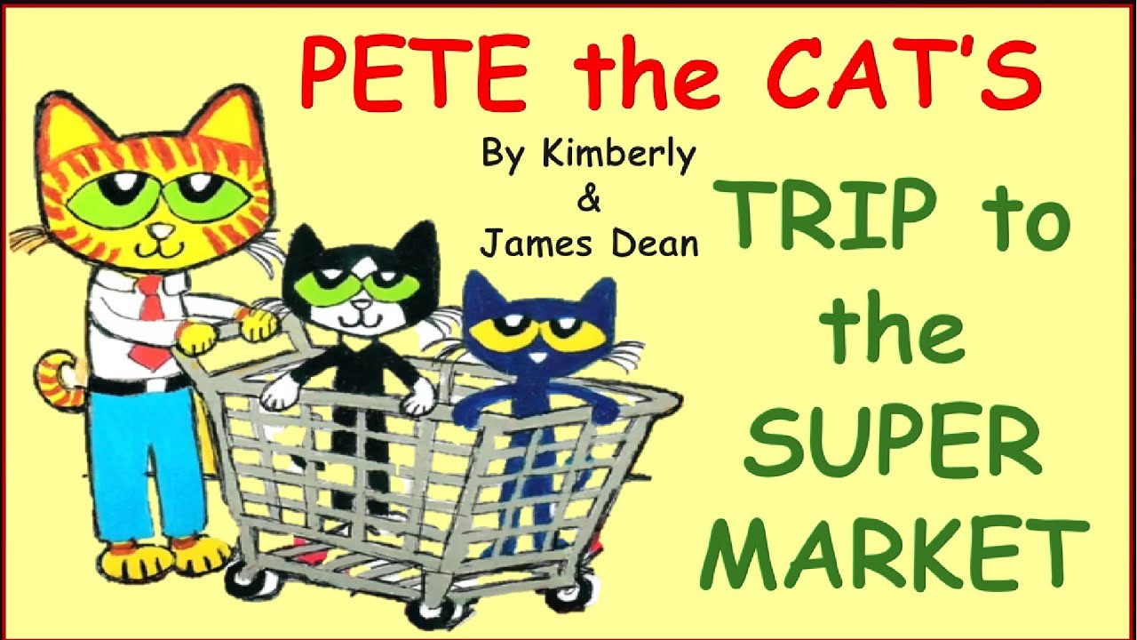 Pete  the Cat's Trip to the Supermarket | Animated | Storytime with Frozendoll