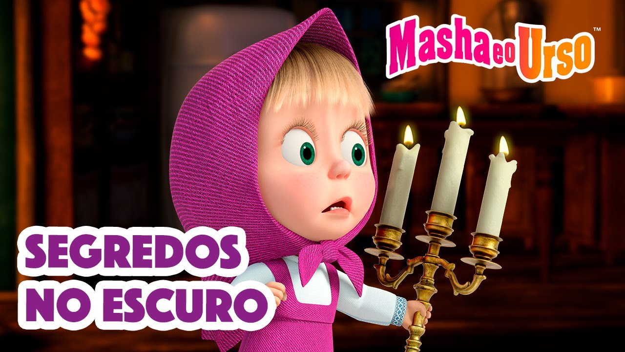 Masha e o Urso 👱‍♀️🐻 🌃 Segredos no escuro 🎃👻 Coleção de desenhos animados