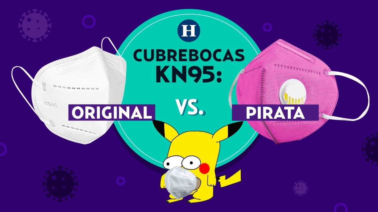 ¿Cómo DIFERENCIAR un CUBREBOCAS KN95 original de uno PIRATA?