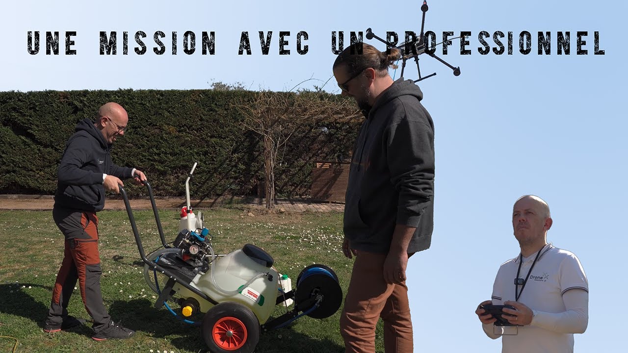 Pulvérisation de toiture par drone: mission complète avec un pro!