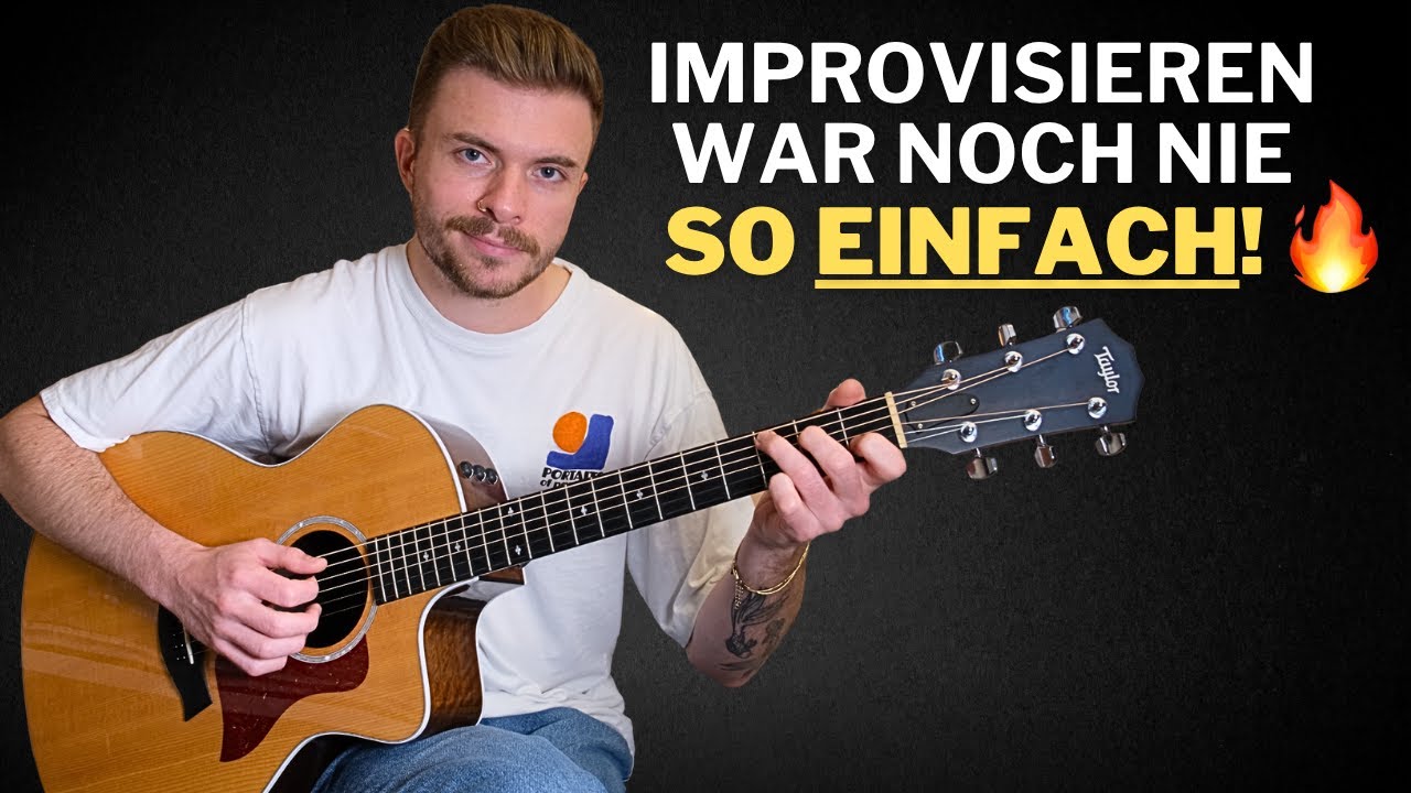 Improvisieren auf der Gitarre – so einfach geht’s!
