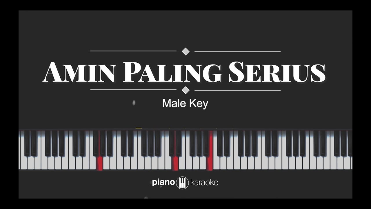 Amin Paling Serius - Sal Priadi & Nadin Amizah (KARAOKE PIANO COVER)