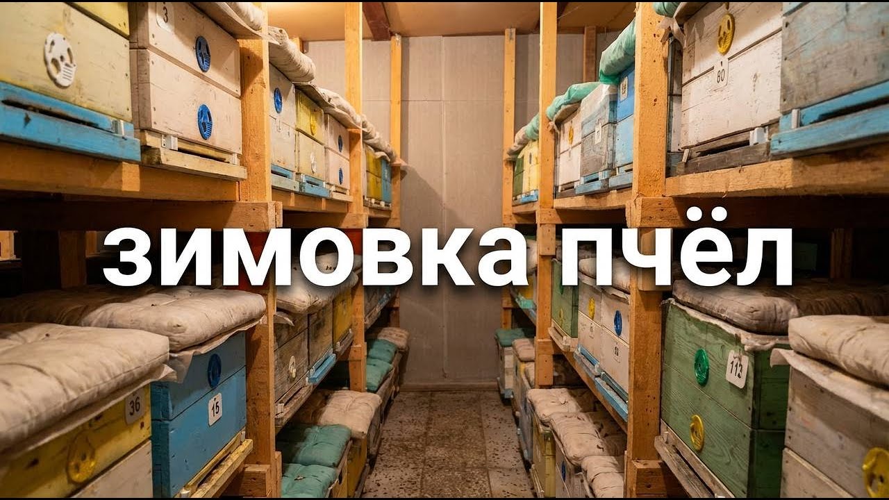 Как пчёлы переживают зиму | Жизнь улья в холодное время | Зимовка в Сибири