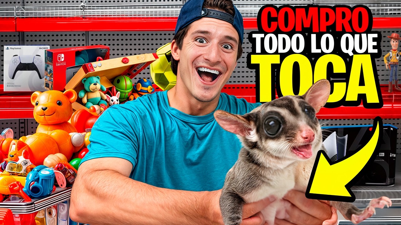 COMPRANDO TODO LO QUE TOQUE MI MASCOTA !!