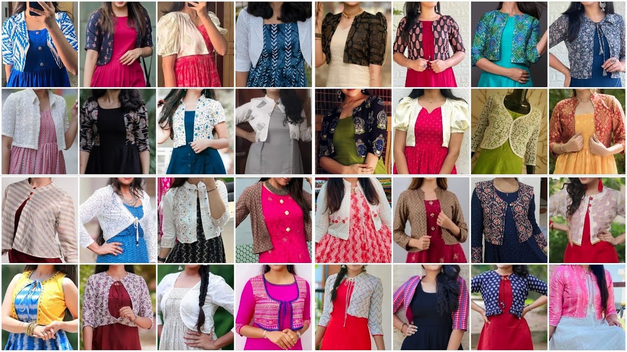 Cotton Fabric Special Jacket Design Ideas for Kurti/one Piece/saree/Gown 2024