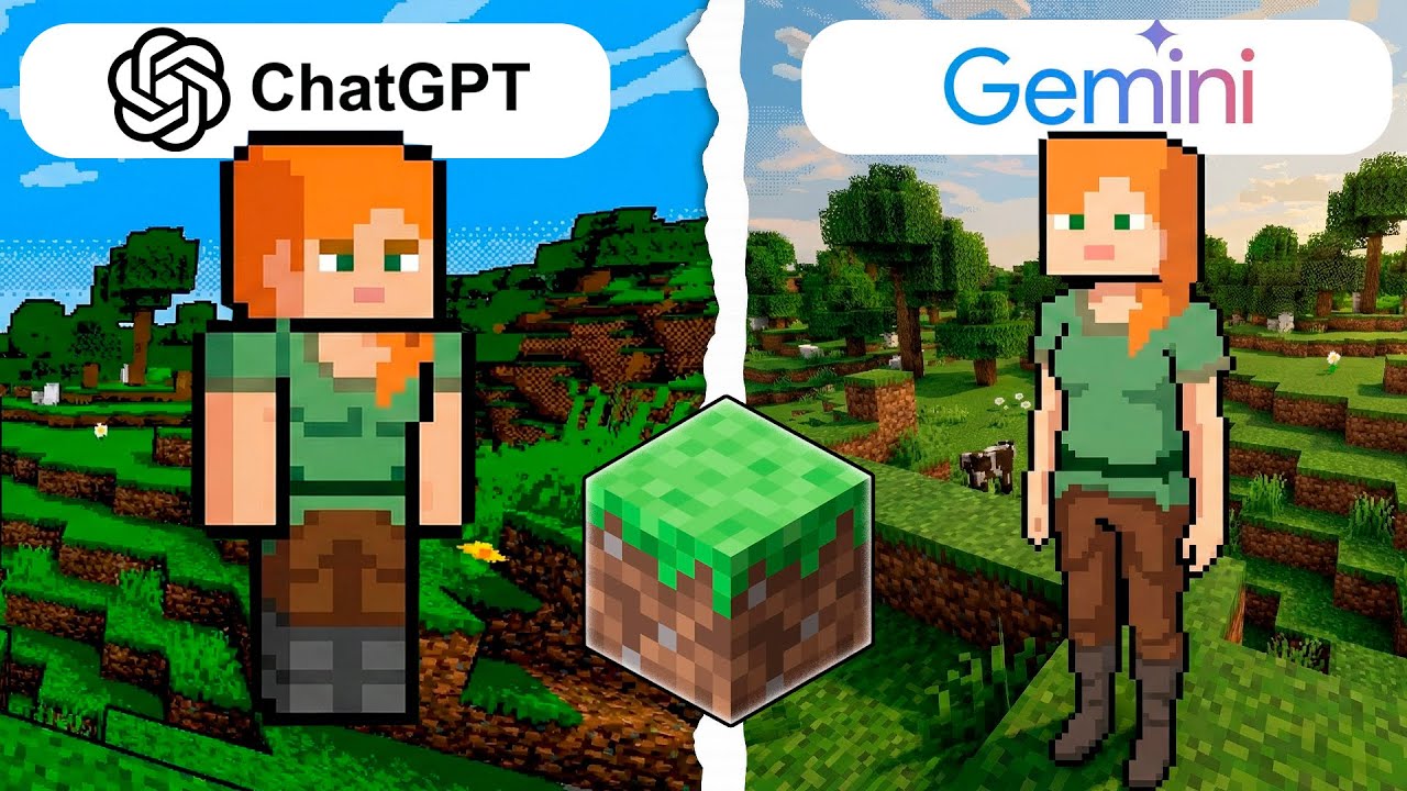 Gemini vs ChatGPT СОЗДАЛИ Minecraft