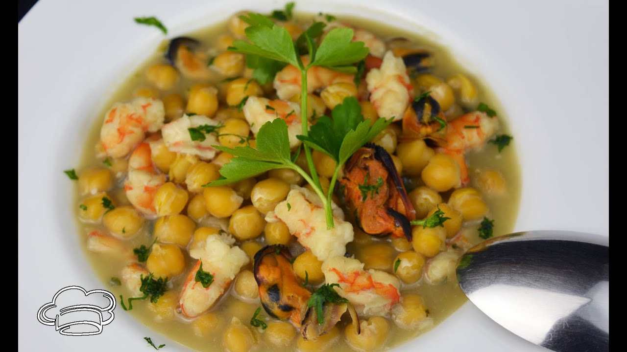 Garbanzos a la marinera, recetas para Semana Santa