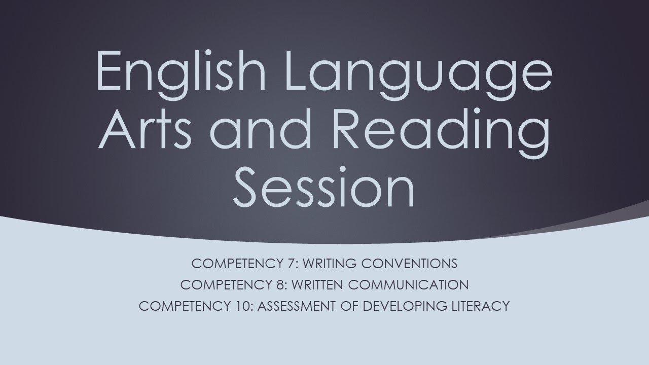 TEXES 391: ELAR part 1