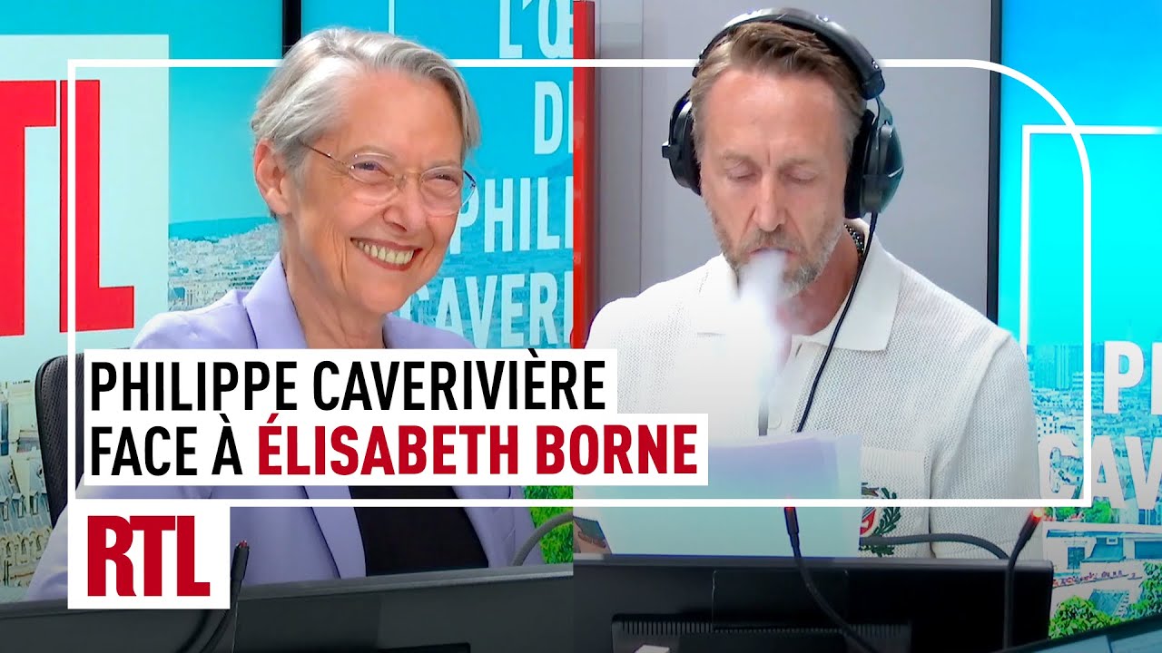 Philippe Caverivi&egrave;re face &agrave; &Eacute;lisabeth Borne